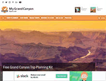 Tablet Screenshot of mygrandcanyonpark.com